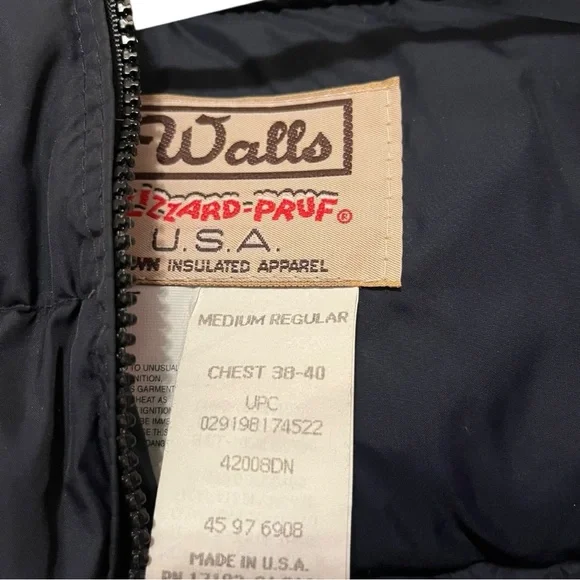 Dark Blue Down Puffer Vest - Picture 5 of 5